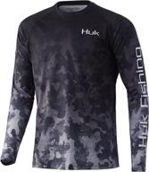 одежда для мужчин huk standard performance refraction fade storm логотип