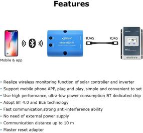 img 1 attached to EPEVER eBOX BLE-01: RS485 к Bluetooth адаптер для MPPT солнечного контроллера заряда - беспроводное мониторинг через мобильное приложение.