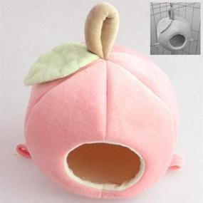 img 1 attached to 🐹 Warm Hanging Fruit House Hammock Bed Nest for Hamster Guinea Pig Hedgehog Chinchilla & Small Animals - ANIAC Pet Winter Accessories