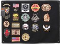 elite spanker tactical patch holder: foldable display board for military patches (black-s) logo