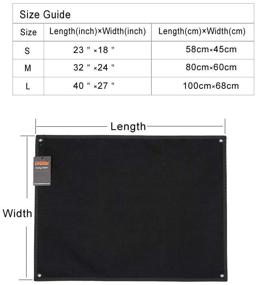 img 3 attached to Elite Spanker Tactical Patch Holder: Foldable Display Board for Military Patches (Black-S)