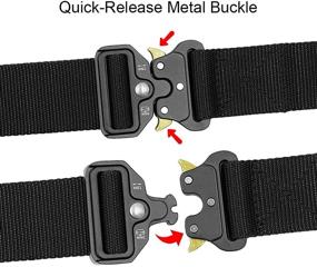 img 3 attached to IDEATECH Tactical Quick Release Men Tactical Men's Accessories and Belts