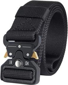 img 4 attached to IDEATECH Tactical Quick Release Men Tactical Men's Accessories and Belts