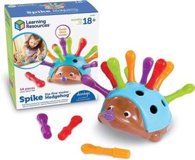 img 4 attached to 🦔 Limited-Time Offer: Enhance Fine Motor Skills with the Learning Resources Spike The Fine Motor Hedgehog Toy for Toddlers 18 Months+