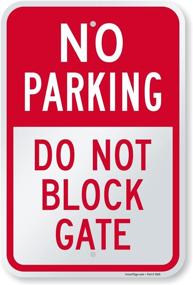 img 4 attached to 🚫 Aluminum SmartSign No Parking Barrier