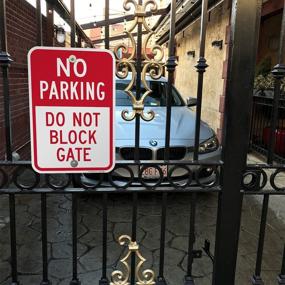 img 2 attached to 🚫 Aluminum SmartSign No Parking Barrier