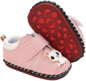 img 4 attached to Top-rated Cartoon Moccasins Boys' Shoes: Anti-Slip Leather Sneakers