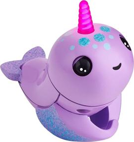 img 2 attached to 🦄 Enhanced-Interactive Fingerlings Light Narwhal Puppets & Puppet Theaters with Finger Puppet Accessories