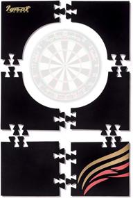 img 3 attached to 🎯 IgnatGames Dart Board Wall Protectors - Premium EVA Foam Backboard for Sisal/Bristle Dartboards - Round or Rectangular Surround