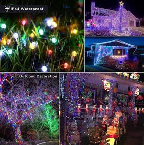 img 2 attached to 🎄 108FT Fairy Twinkle Christmas Lights 300 LED String Lights - Waterproof Plug-in Decorative Lights for Christmas Tree, Patio, Yard, Holiday Party Room - Colorful LED String Lights with 8 Modes