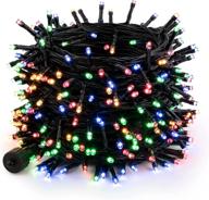 🎄 108ft fairy twinkle christmas lights 300 led string lights - waterproof plug-in decorative lights for christmas tree, patio, yard, holiday party room - colorful led string lights with 8 modes logo