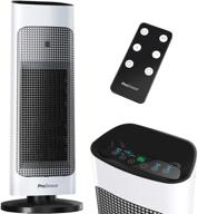 ❄️ pro breeze 1500w tower heater with remote control and digital led display - energy efficient space heater for large room, eco mode, 80° oscillation, 24hr timer, adjustable thermostat logo