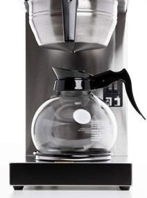 img 2 attached to ☕ SYBO SF-CB-2GA Commercial Grade Pour Over Coffee Maker and Brewer with 2 Glass Carafes, 12-Cup Capacity, Stainless Steel, and Kettle Warmer