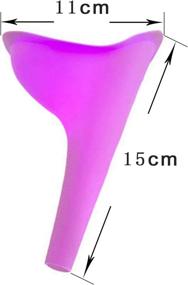 img 3 attached to Reusable Urinal Funnel for Women - Landteek Female Urination Device for Travel, Camping, and Outdoor Activities - Portable Urine Urinary System (Pack of 4)