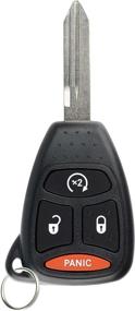 img 3 attached to KeylessOption Keyless Remote Start Fob Uncut Ignition Key for Dodge Dakota, Ram, Durango - KOBDT04A, OHT692714AA