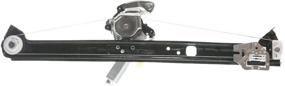 img 2 attached to 🔌 High-Quality Rear Right Passenger Side Power Window Regulator with Motor for BMW E53 X5 2000-2006