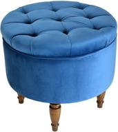 sole collection upholstered ottoman footstool logo