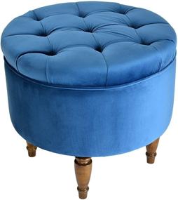 img 4 attached to Sole Collection Upholstered Ottoman Footstool