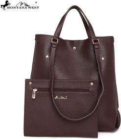 img 2 attached to 👜 Women's Shoulder Handbags & Wallets: Montana West MWC C021BK Collection