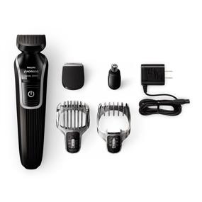 img 4 attached to 💆 Skin-Friendly Blades and 5 Attachments - Philips Norelco Multigroom 3100 QG3330/49