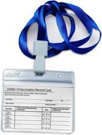 waterproof plastic vaccine protector lanyard: ultimate protection for your vaccination credentials logo