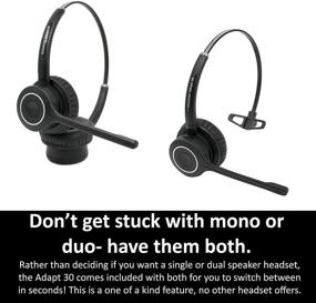 img 3 attached to 🔌 Enhanced Connectivity Bundle: Discover Adapt 30 Wireless Headset System with DA200 USB Cartridge for Desk Phone and Computer Compatibility