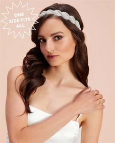 img 2 attached to 🎉 Fetti Bachelorette Party Veil: Stunning Women's Accessories and Decorations