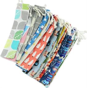 img 1 attached to 🥤 Wpxmer 24 Pack Straw Carrying Case: Reusable Straws Cutlery Pouch for Travel