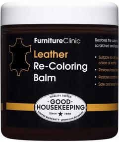 img 4 attached to 🛋️ FurnitureClinic Leather Re-Coloring Balm: 16 Colors Non Toxic Restorer for Furniture, 8.5 fl oz