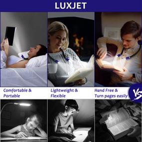 img 1 attached to LUXJET Book Light For Reading In Bed At Night