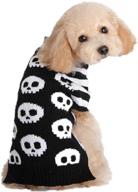 🐶 stylish tangpan skull pet dog sweater apparel – keep your furry friend warm in style! logo