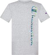 champion sleeve fashion heather vertical boys' clothing in active logo