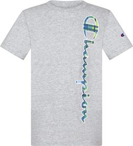 img 3 attached to Champion Sleeve Fashion Heather Vertical Boys' Clothing in Active