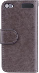 img 2 attached to Luxury Leather Wallet Touch Kickstand
