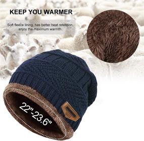 img 3 attached to 🧣 Muryobao Ladies' Beanies: Fashionable Winter Headwear for Women