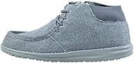 hey dude men's wayne grey shoes logo