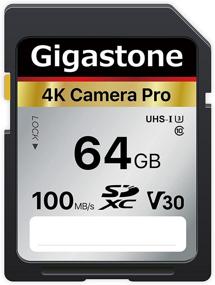 img 4 attached to 📷 Gigastone 64GB SD Card V30 SDXC Memory Card - High Speed 4K Ultra HD UHD Video Compatible with Canon Nikon Sony Pentax Kodak Olympus Panasonic Digital Camera