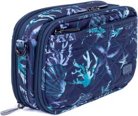 img 3 attached to 👜 Lug Women's Roundabout Wallet 2: Navy Stars and Shells - Sleek and Stylish Storage Solution