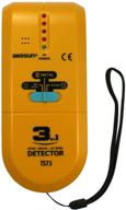 🔍 allosun ts73 3-in-1 led wood stud finder multi stud scanner electronic stud sensor wire cable wall metal detector finder for home decoration, yellow logo