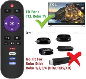 img 3 attached to Gvirtue RC280 Compatible Remote Control for TCL Roku 📺 TVs - LED HDTVs | 49S405, 28S3750, 32FS3700, 32FS4610R & more!