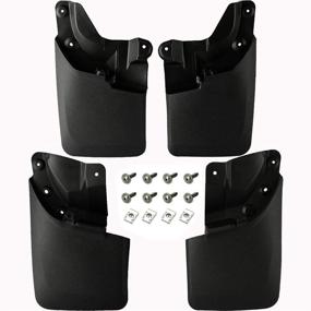img 4 attached to 🔩 D-Lumina Heavy Duty Weathertech Front & Rear Mudflaps Splash Guards - Compatible with Toyota Tacoma 2016-2022 (Excludes SR Models) - Designed for OEM Fender Flares