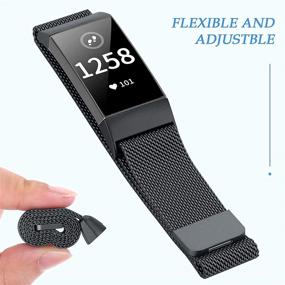 img 1 attached to XFYELE Stainless Compatible Adjustable Magnetic Wellness & Relaxation in App-Enabled Activity Trackers