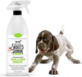 img 4 attached to 🐾 Skout’s Honor: Professional Strength Stain and Odor Remover - 35 oz. Trigger Spray Bottle - Versatile Pet Stain Cleaner for Carpets, Furniture & More!