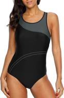 charmleaks athletic chlorine resistant swimsuit logo