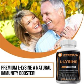 img 2 attached to 💊 L LYSINE 500mg: Powerful Cold Sore Relief & Immune Support in 100 Tablets by Neonutrix