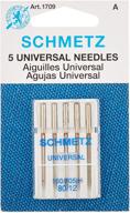 🧵 euro-notions schmetz universal machine needles - size 12/80 - pack of 5 logo