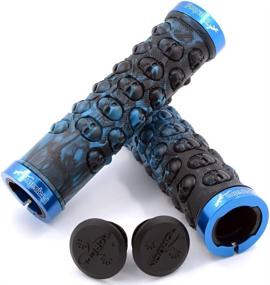 img 3 attached to 🚲 Enhance Control and Comfort with Propalm Acekit Bicycle Anti-Slid TPR Rubber Skull Dot Handlebar Grips: Perfect for MTB, Mountain, and Road Bikes!