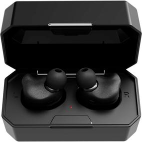 img 3 attached to Decibullz Custom Molded True Wireless Earphones - Premium Noise Isolation, Bluetooth 5.0, Sweatproof | Buy Now with Charging Case and USB-C Cable!