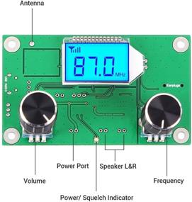 img 1 attached to 📻 Icstation Digital FM Radio Wireless Receiver Module with LCD Display & DSP PLL 76.0MHz-108.0MHz