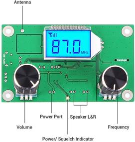 img 1 attached to 📻 Icstation Цифровой FM Радио Беспроводной Приемник Модуль с ЖК-дисплеем и DSP PLL 76.0МГц-108.0МГц